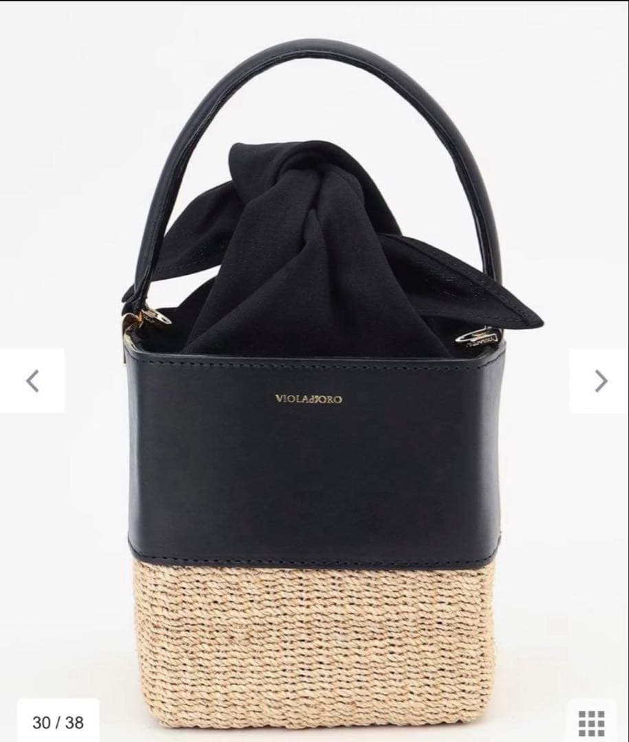 VIOLAd'ORO MIRO スクエアバスケット バッグ