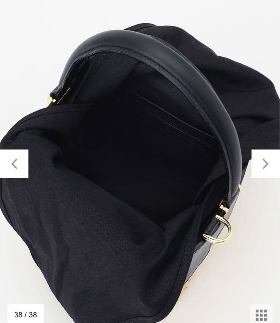 VIOLAd'ORO MIRO スクエアバスケット バッグ