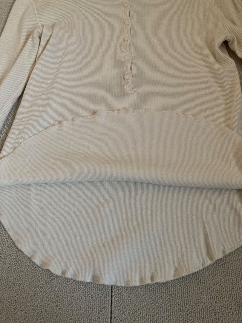 ETRE TOKYO エトレトウキョウ　オーコットテレコヘンリーネックトップス