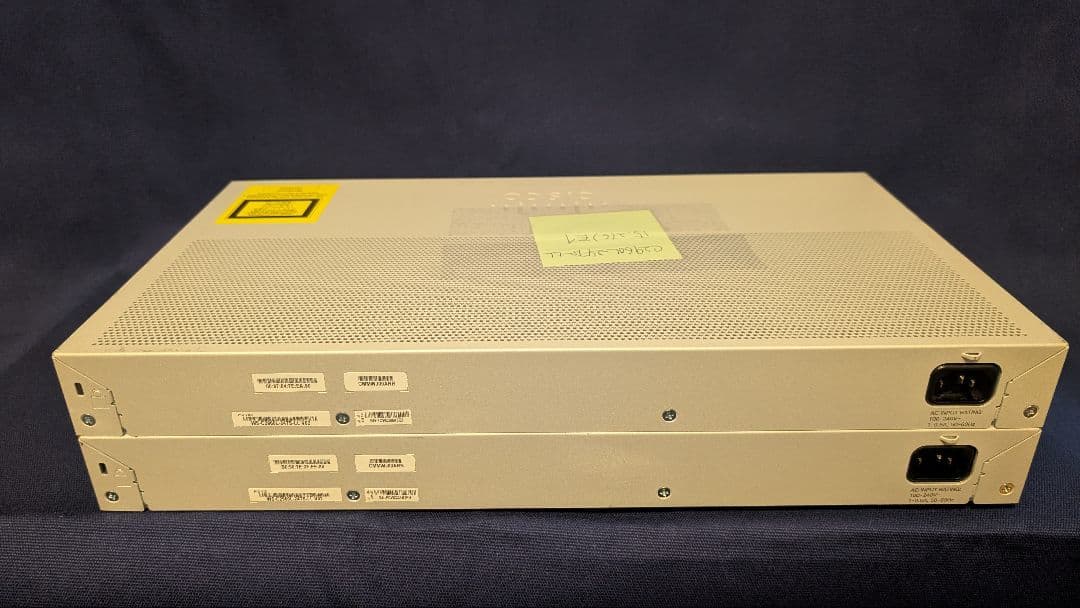 【CCNA、CCNP】CISCO C891F、C2960　静音タイプ　4台セット