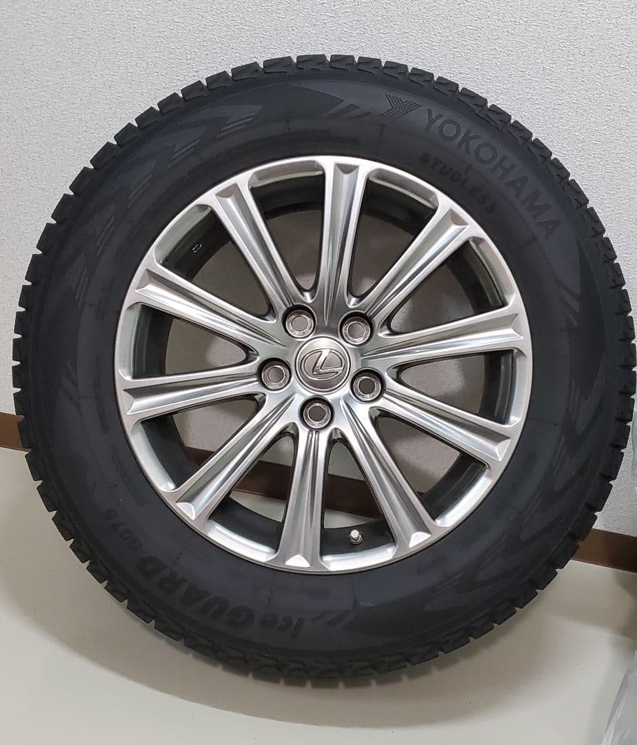 センサー付 レクサス NX 純正 225/65R17 スタッドレスホイールセット
