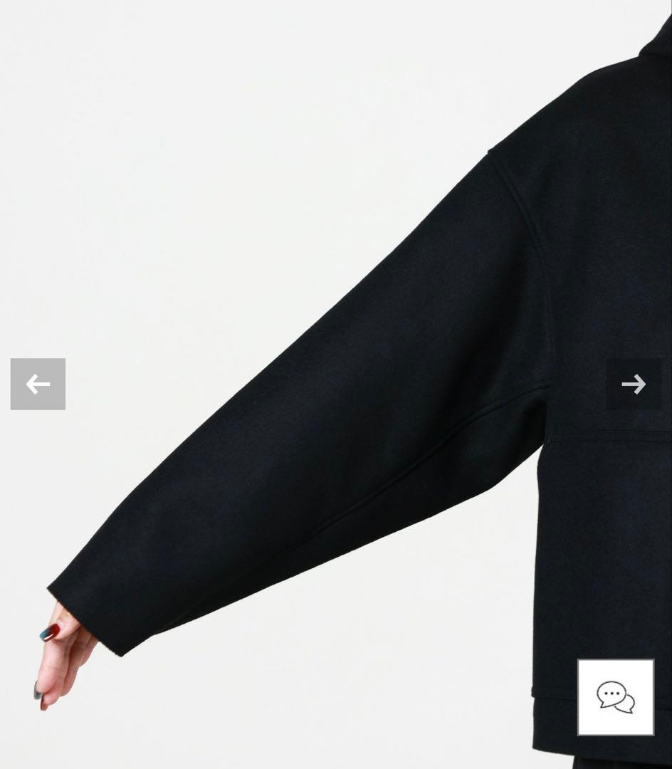 SALE‼️HYKEメルトンフードワークジャケットコート