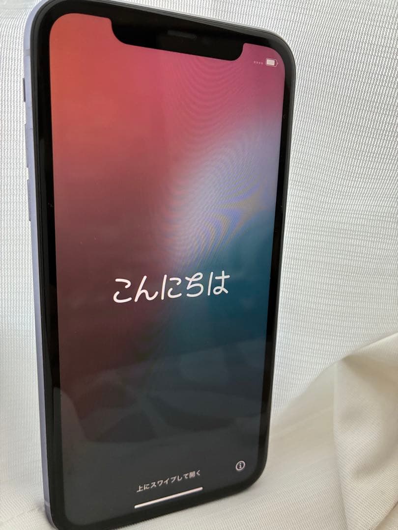 iPhone11 64GB パープル SIMフリー バッテリー80％ 初期化済