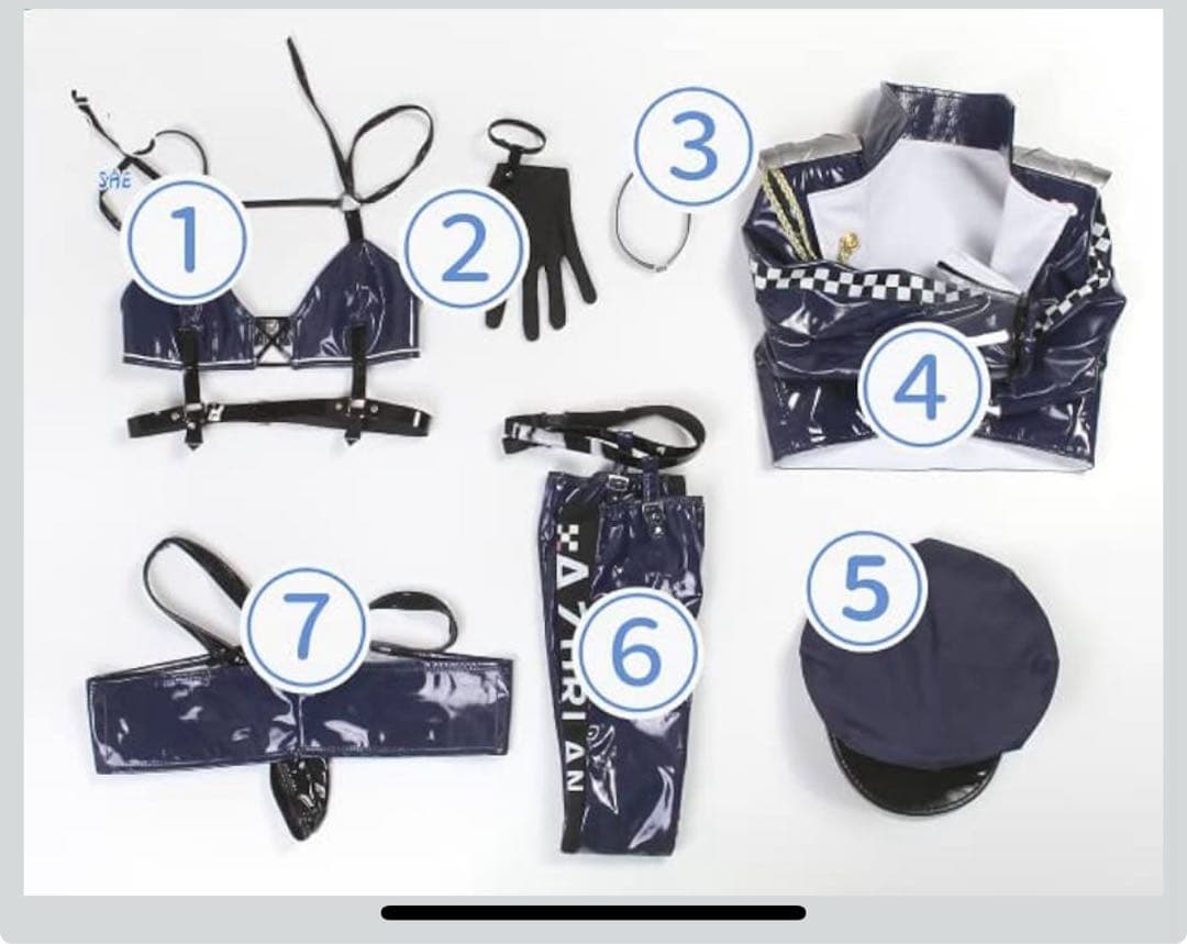 アズールレーン コスプレ ボルチモア レースクィーン RQ 衣装 歪萌舎