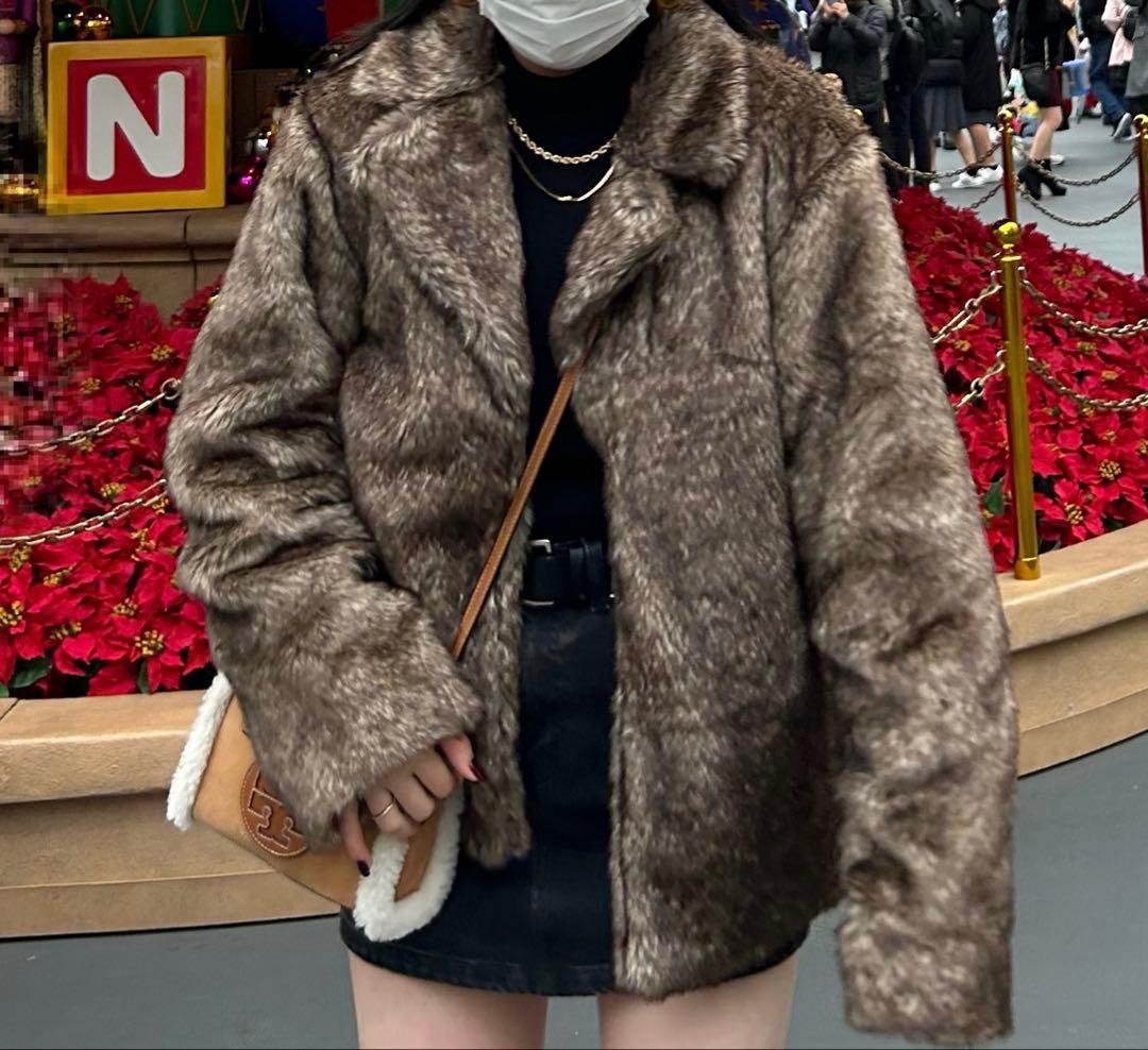 GRADATION F/FUR JK ファーコート　ラグアジェム