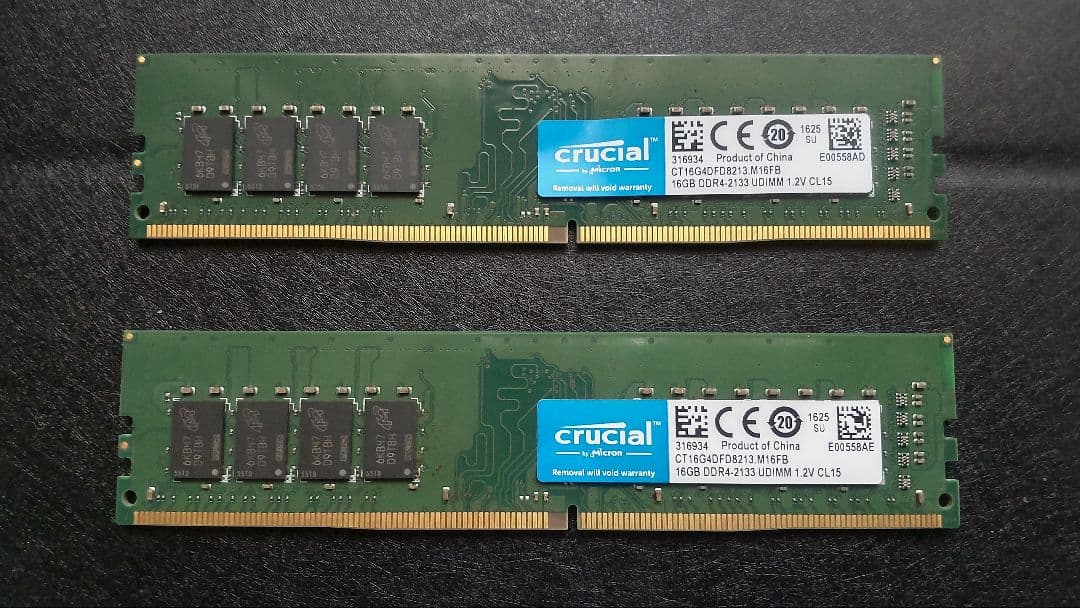 Crucial DDR4-2133 32GB (16GB×2)