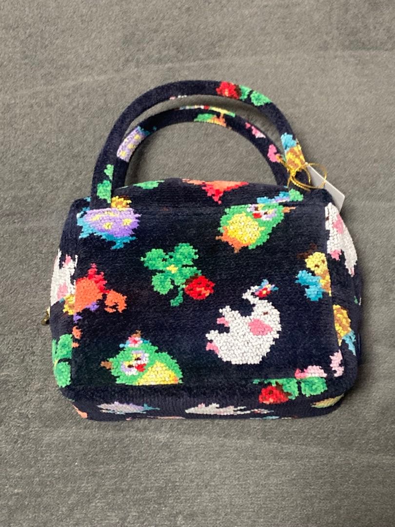 FEILER 神崎恵さん×フェイラーファンキーフォーチュン　ミニキューブバッグ