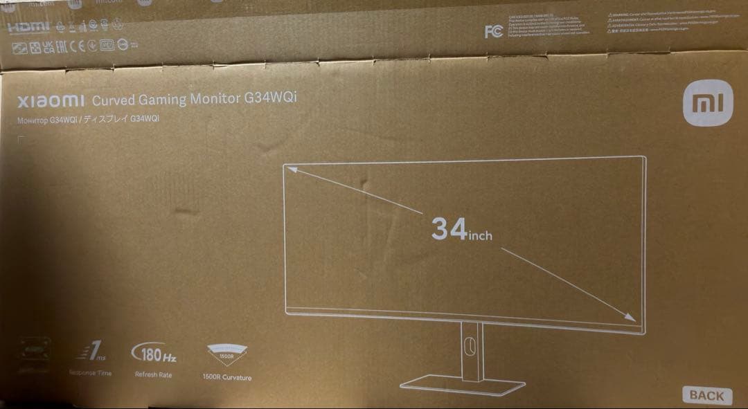 お*し様 xiaomi G34WQi ウルトラワイドモニター