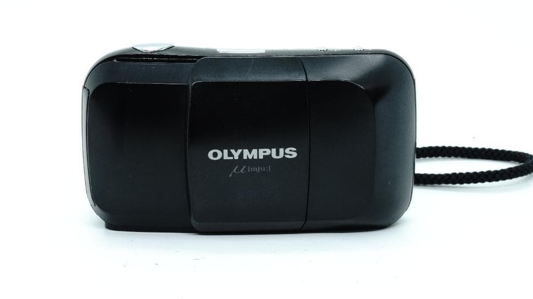 【T2351】 OLYMPUS μ ブラック ② オリンパス ミュー