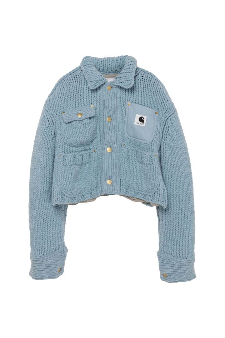 本物新品sacai×Carhartt ニットジャケット