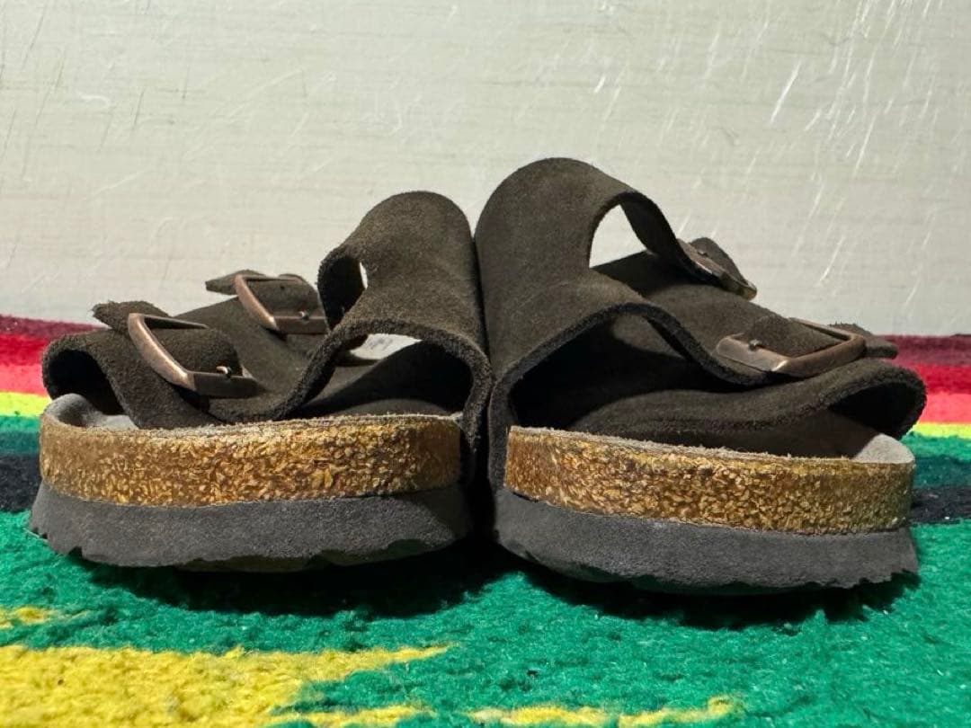 極美品 ビルケン チューリッヒ スエード モカ ブラウン ナロー 24.5cm