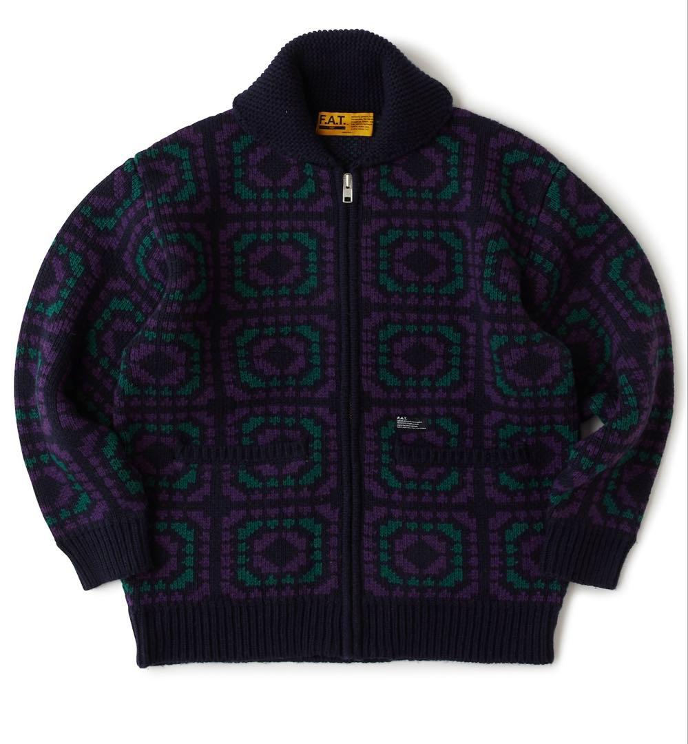 最終値下げFAT COWCHET TITCH PURPLE ニット