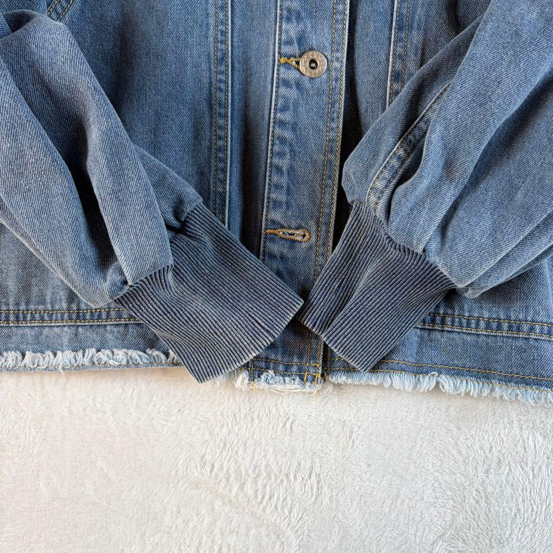 【美品】BEARDSLEY FRIPIER パフ袖カバーオールデニムジャケット