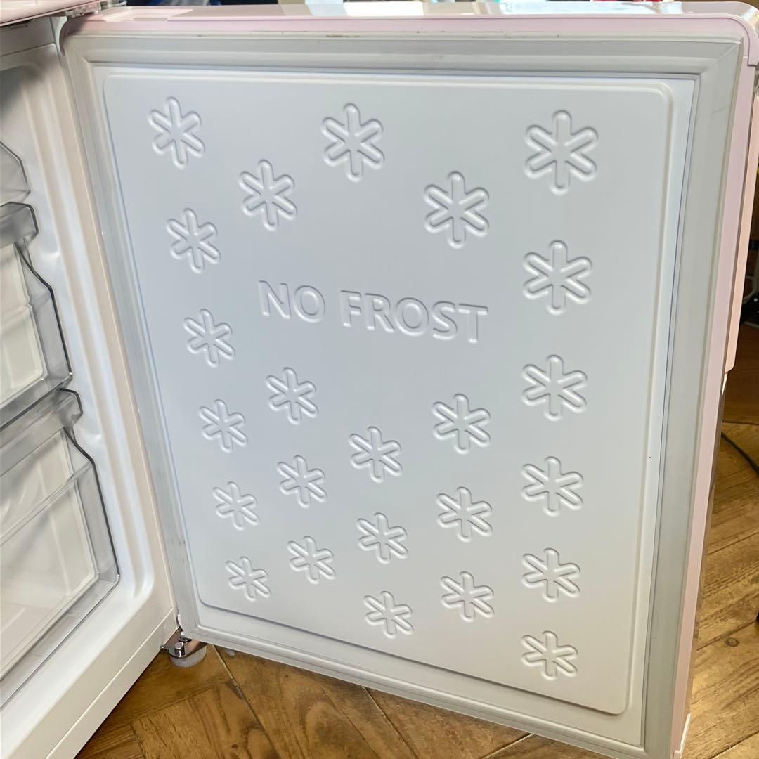 【美品】高性能パステルピンクインテリア冷蔵庫✨　ハイアール　一人暮らし