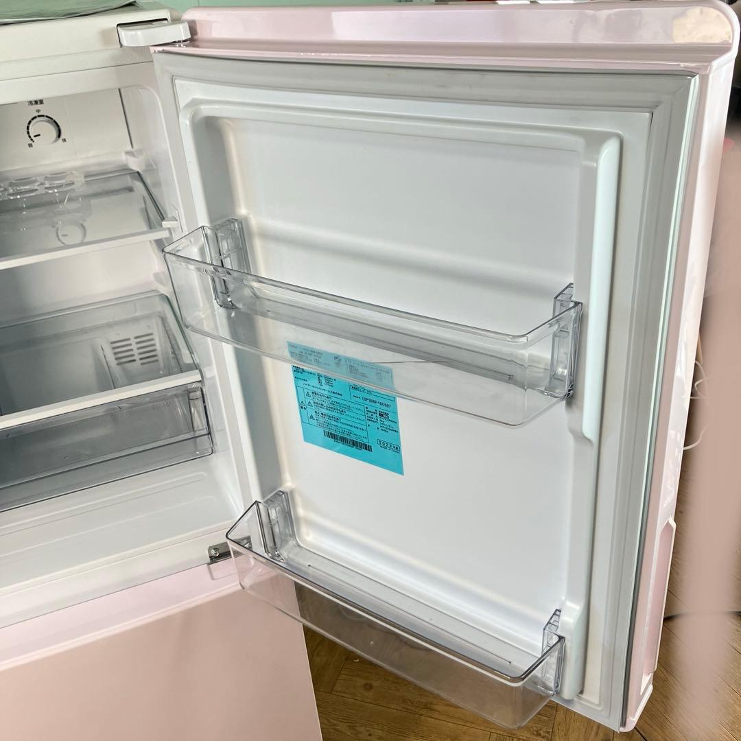 【美品】高性能パステルピンクインテリア冷蔵庫✨　ハイアール　一人暮らし