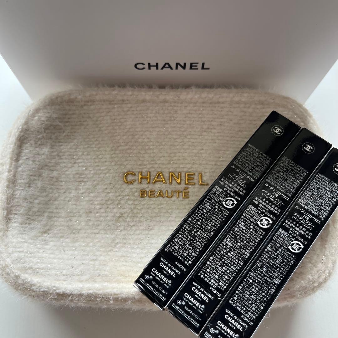 CHANEL ホリデーコレクション 2024 ルージュココグロストリオセット