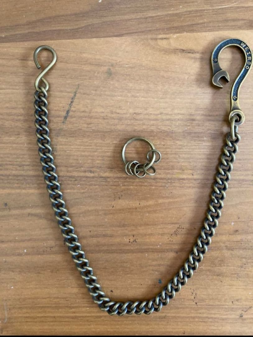 WEIRDO ウォレットチェーン ブロンズ