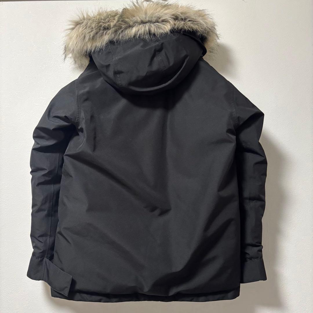 未使用級✨ウールリッチ　GORE-TEX ダウンジャケット　ファーコート　L 黒
