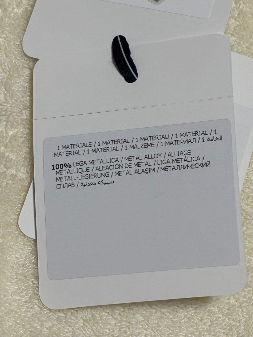 【新品】モンクレール　キーリング　ホワイト