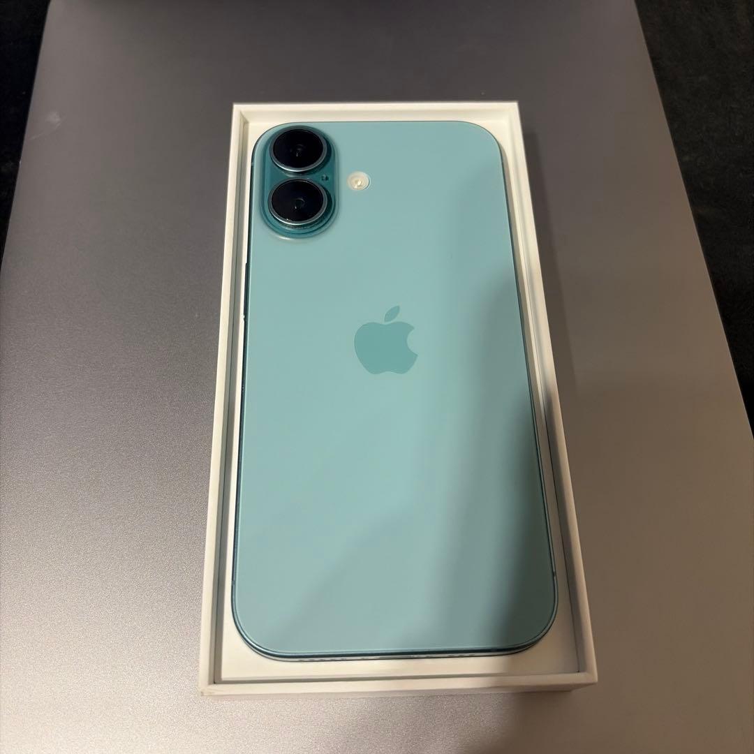 iPhone16 128G ティール 本体 SIMフリー