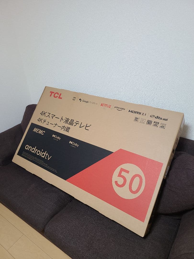 TCL50インチスマートテレビ