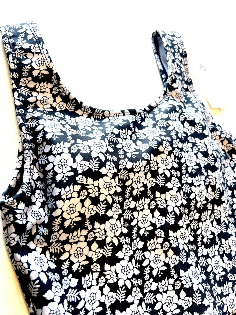 ecobitchbeachstyleブラックタンクトップオールスーツロンジョン