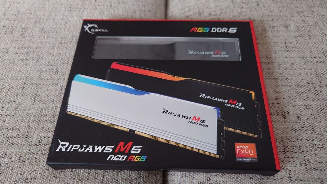 新品G.SKILL DDR5 6000mhz CL28 16GB×2 EXPO