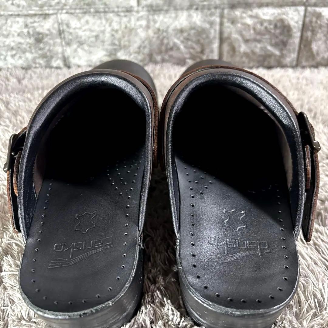 極美品❣️dansko ダンスコ オイルドレザー サボサンダル イングリッド 茶