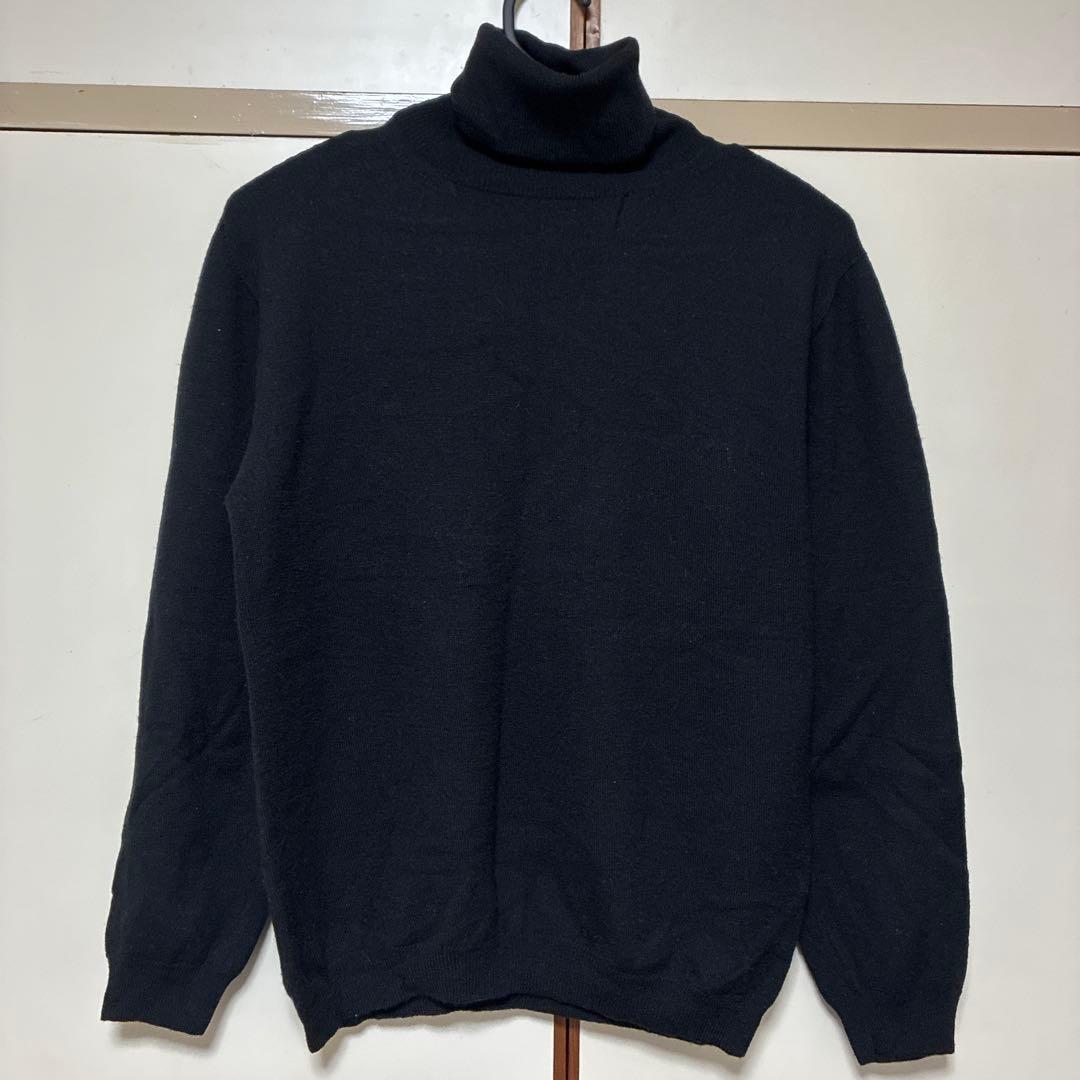 PRADA ブラック タートルネックセーター ニット 50