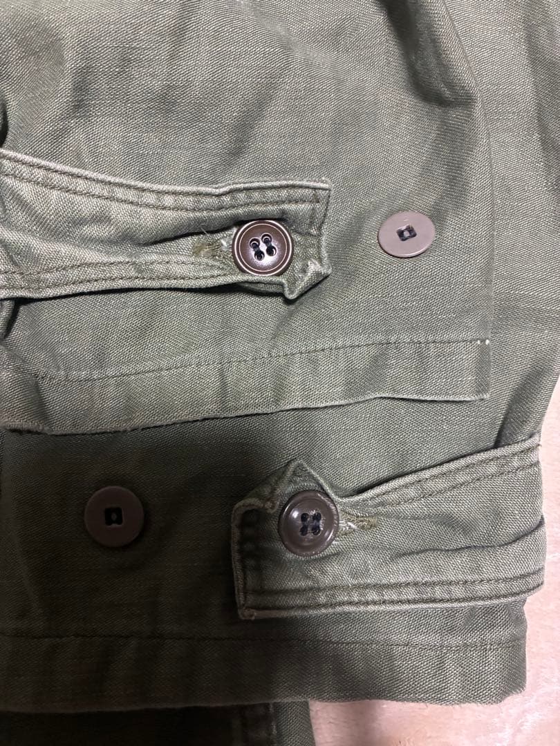 60s米軍実物US ARMY OG107 2ndストラップ付シャツラルフセット