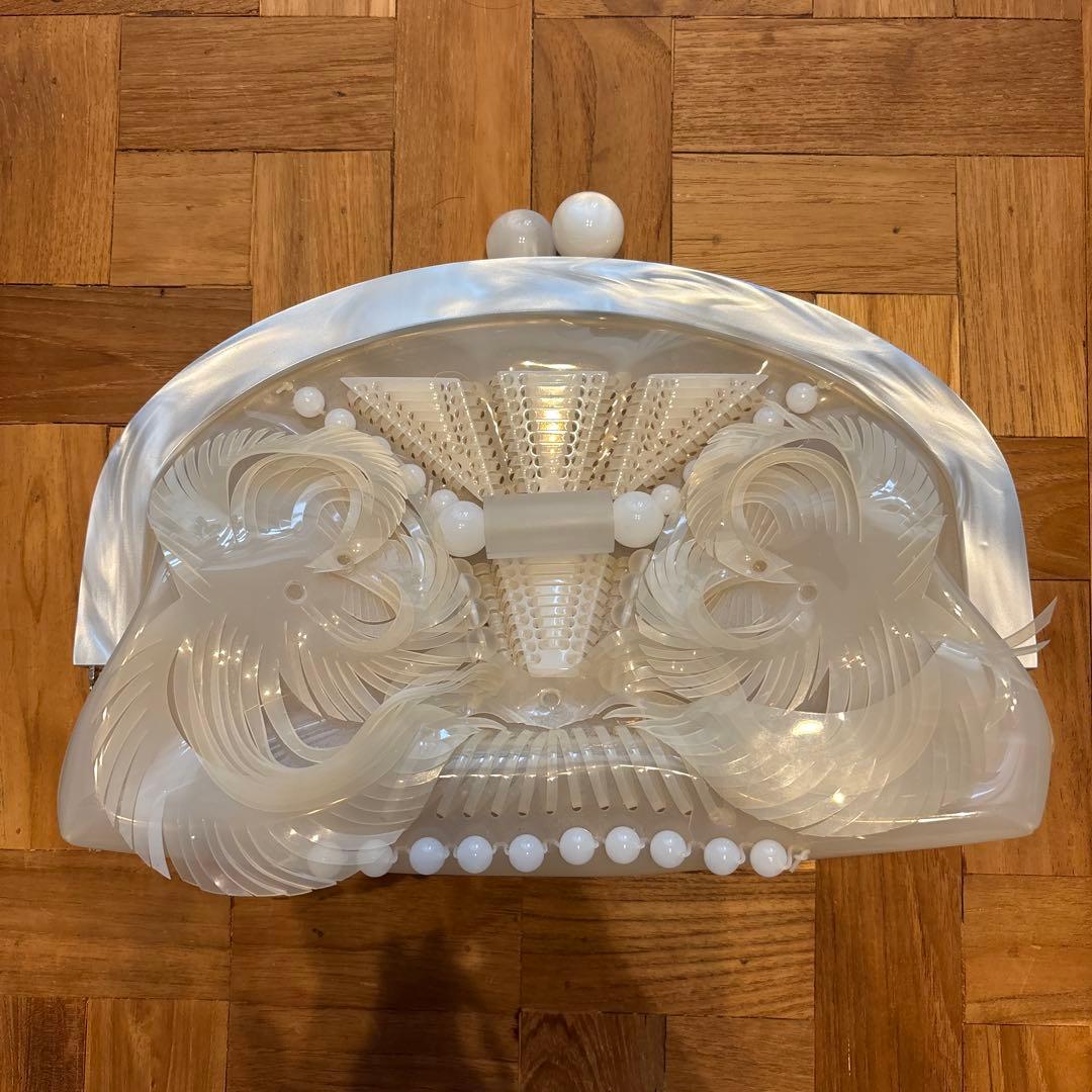 Mame Kurogouchi がま口クラッチバッグ