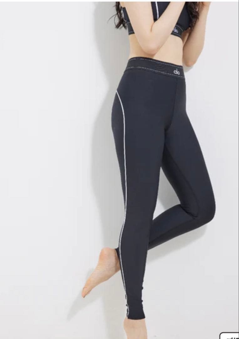 美品⭐︎alo エアリフト　スーツアップ　ハイウェスト　レギンス　ブラック