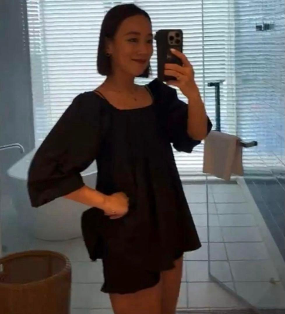 rosy monster 2wayスウィムバルーンスリーブトップス