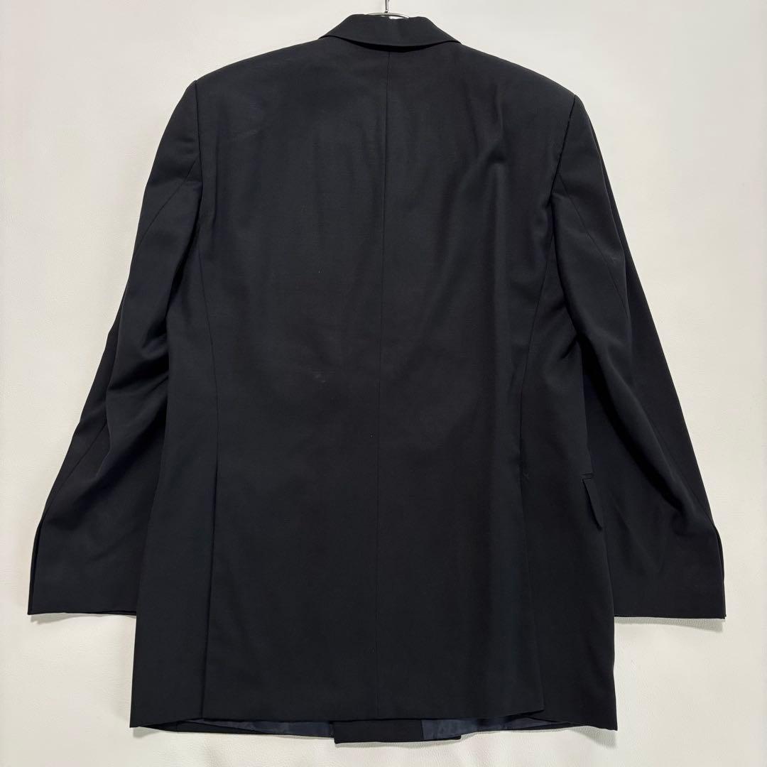 希少 ヒューゴボス 金ボタン ダブルテーラードジャケット Mサイズ 紺ブレ