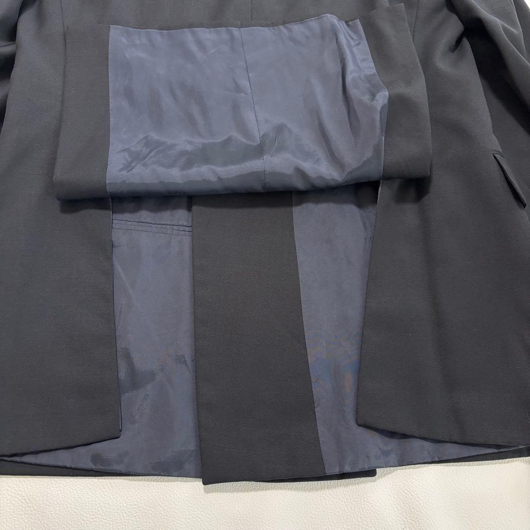 希少 ヒューゴボス 金ボタン ダブルテーラードジャケット Mサイズ 紺ブレ