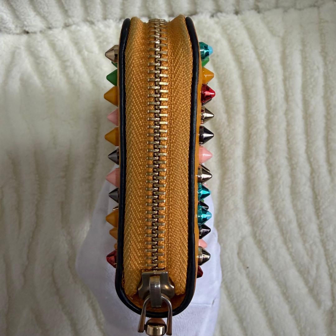 ✨️美品✨️ルブタン 長財布 パネトーネ ラウンドジップ マルチカラー レザー