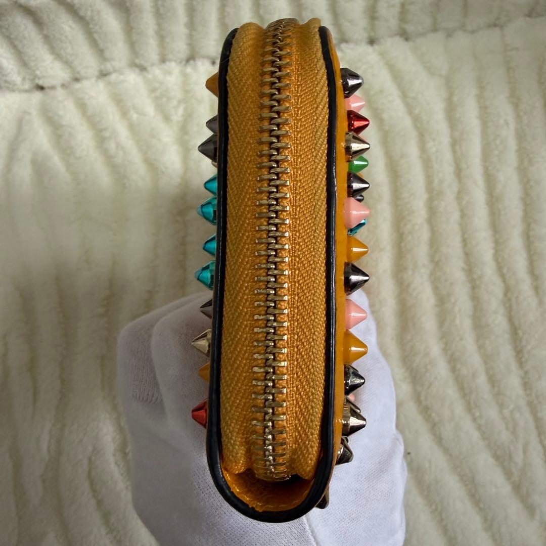 ✨️美品✨️ルブタン 長財布 パネトーネ ラウンドジップ マルチカラー レザー