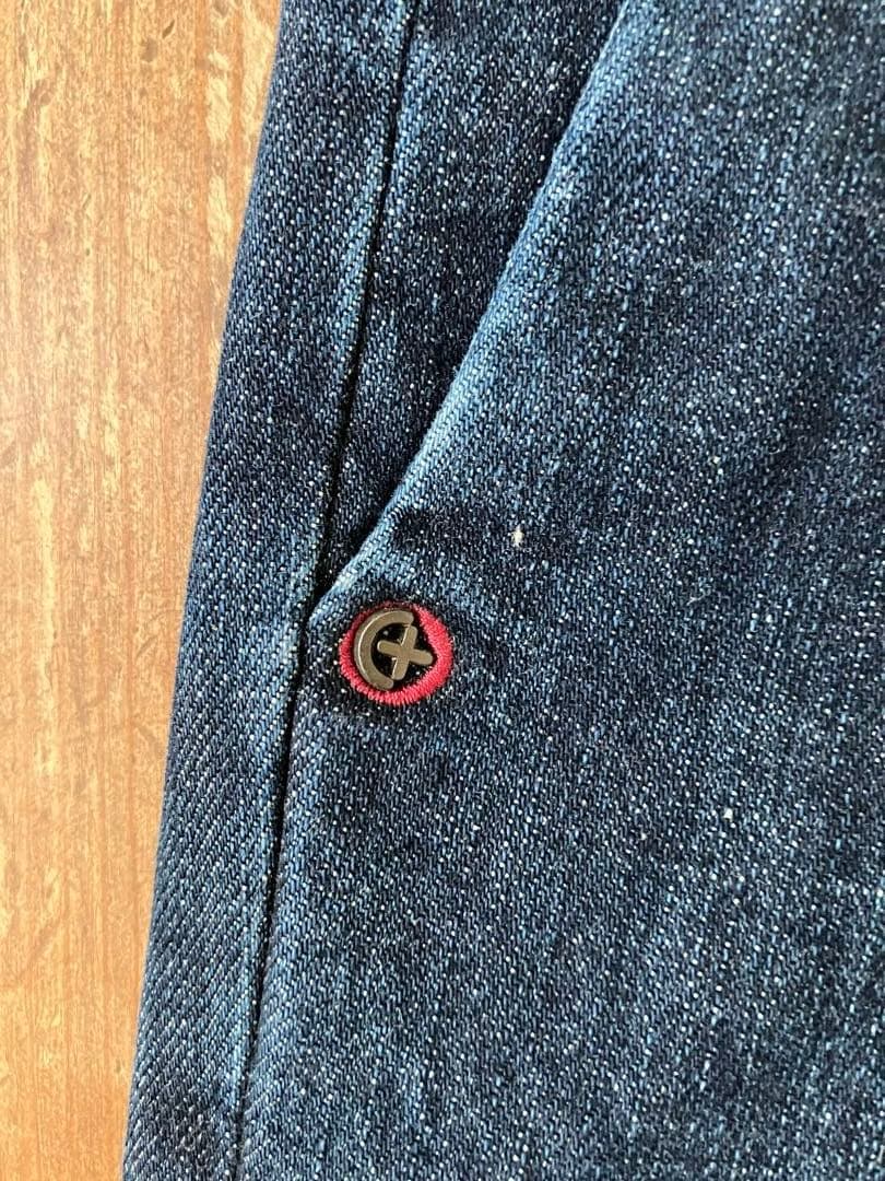 C+ CPLUS シープラス デニムスラックス 32 新品未使用 イタリア製