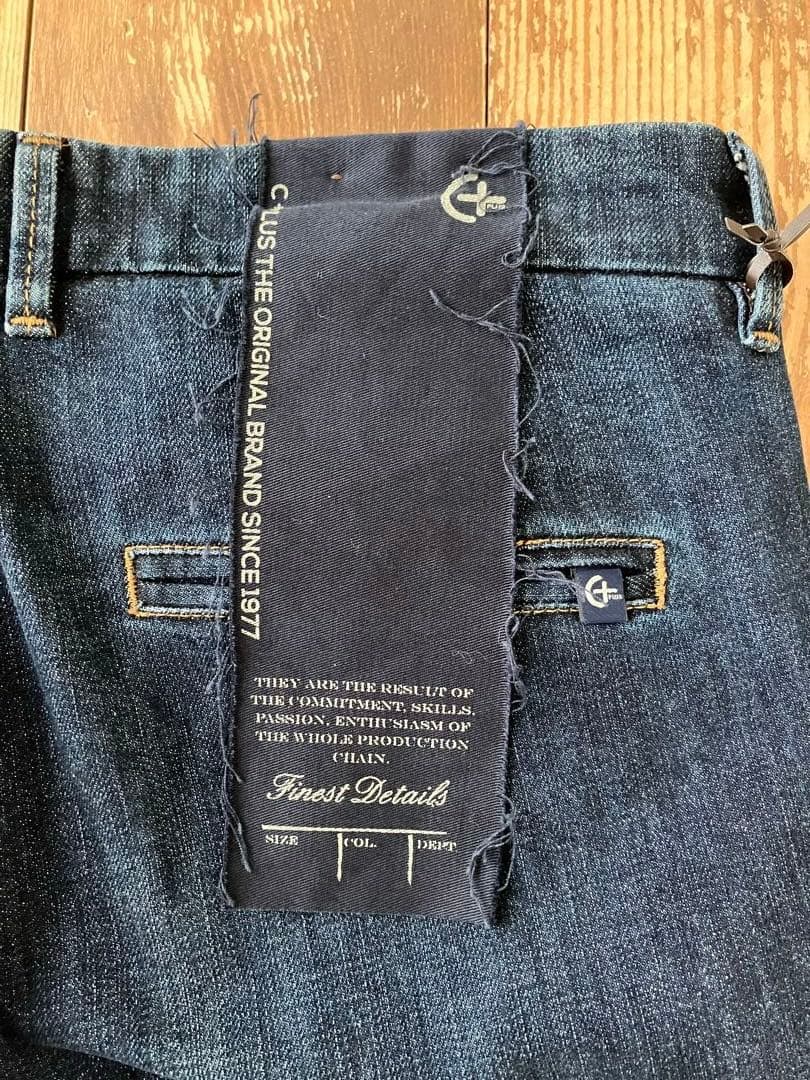 C+ CPLUS シープラス デニムスラックス 32 新品未使用 イタリア製