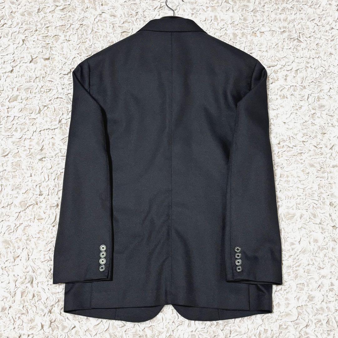 美品 マッキントッシュフィロソフィー テーラード トロッター 洗える 黒 38L