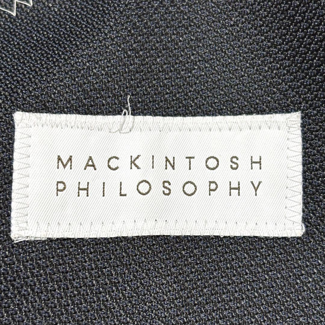 美品 マッキントッシュフィロソフィー テーラード トロッター 洗える 黒 38L