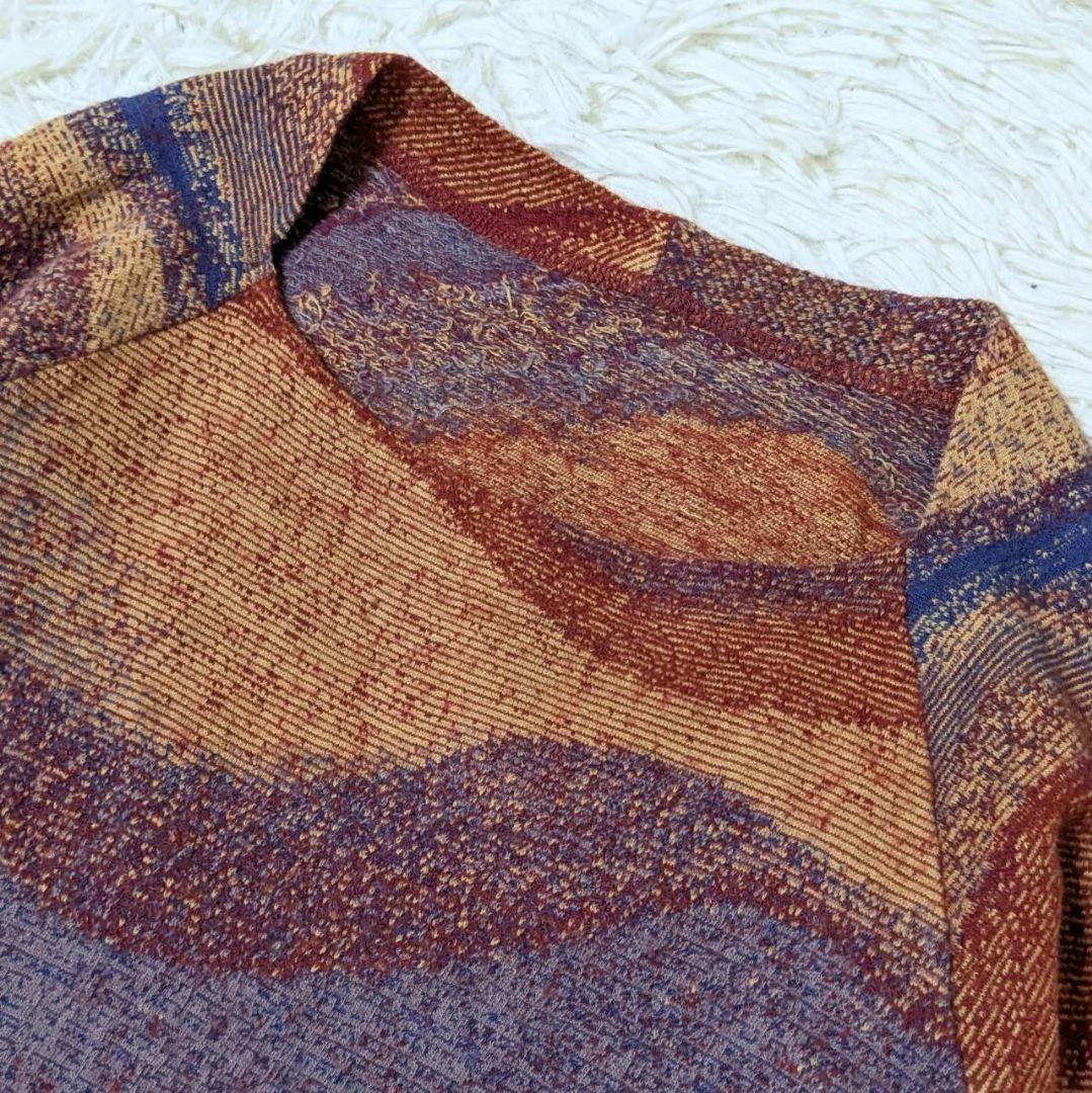 ヨーガンレール 現行 サハラチュニック 総柄 赤系 M