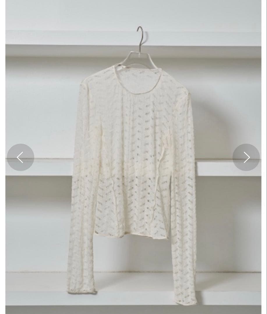 【新品未使用/TODAYFUL】Jacquard Long T-shirts