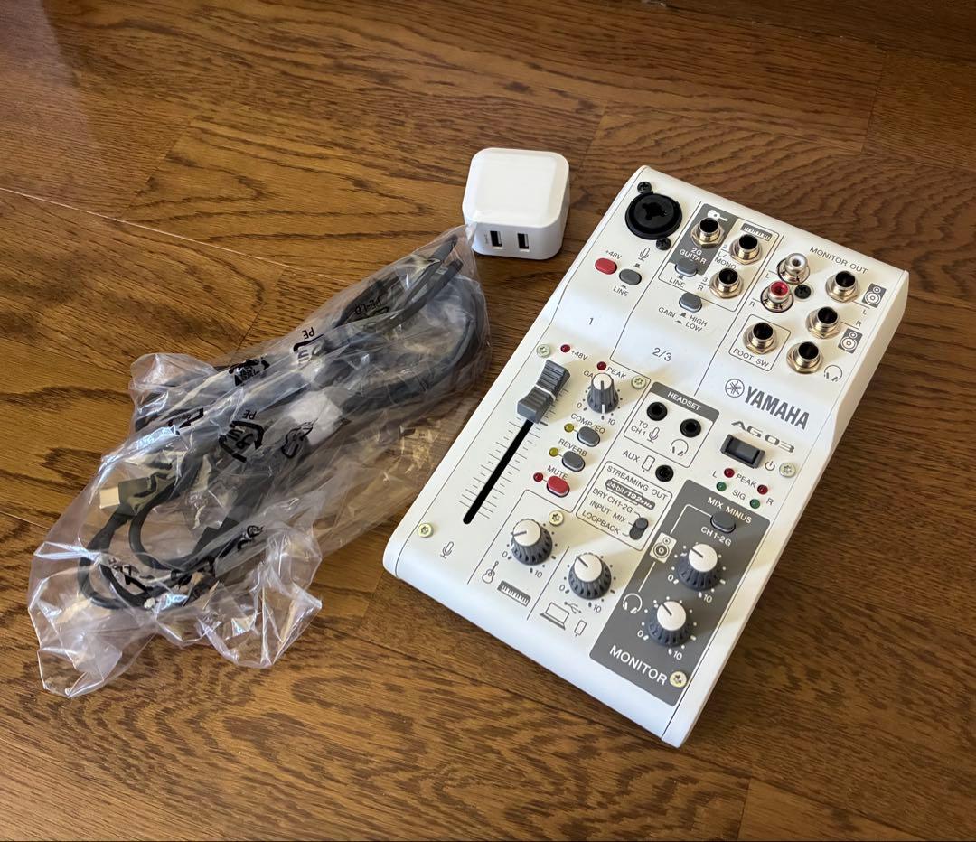 MPM-1000コンデンサーマイクとYamaha AG03セット