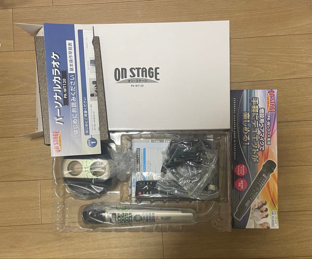 【新品】ON STAGE パーソナルカラオケ　PK-WT120 1250曲収録