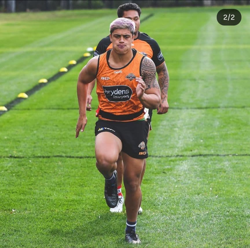 し*う様 【海外4XLサイズ】NRL ウエスト・タイガース '20 シングレット