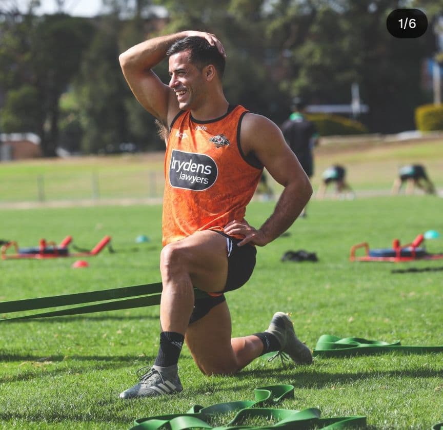 し*う様 【海外4XLサイズ】NRL ウエスト・タイガース '20 シングレット