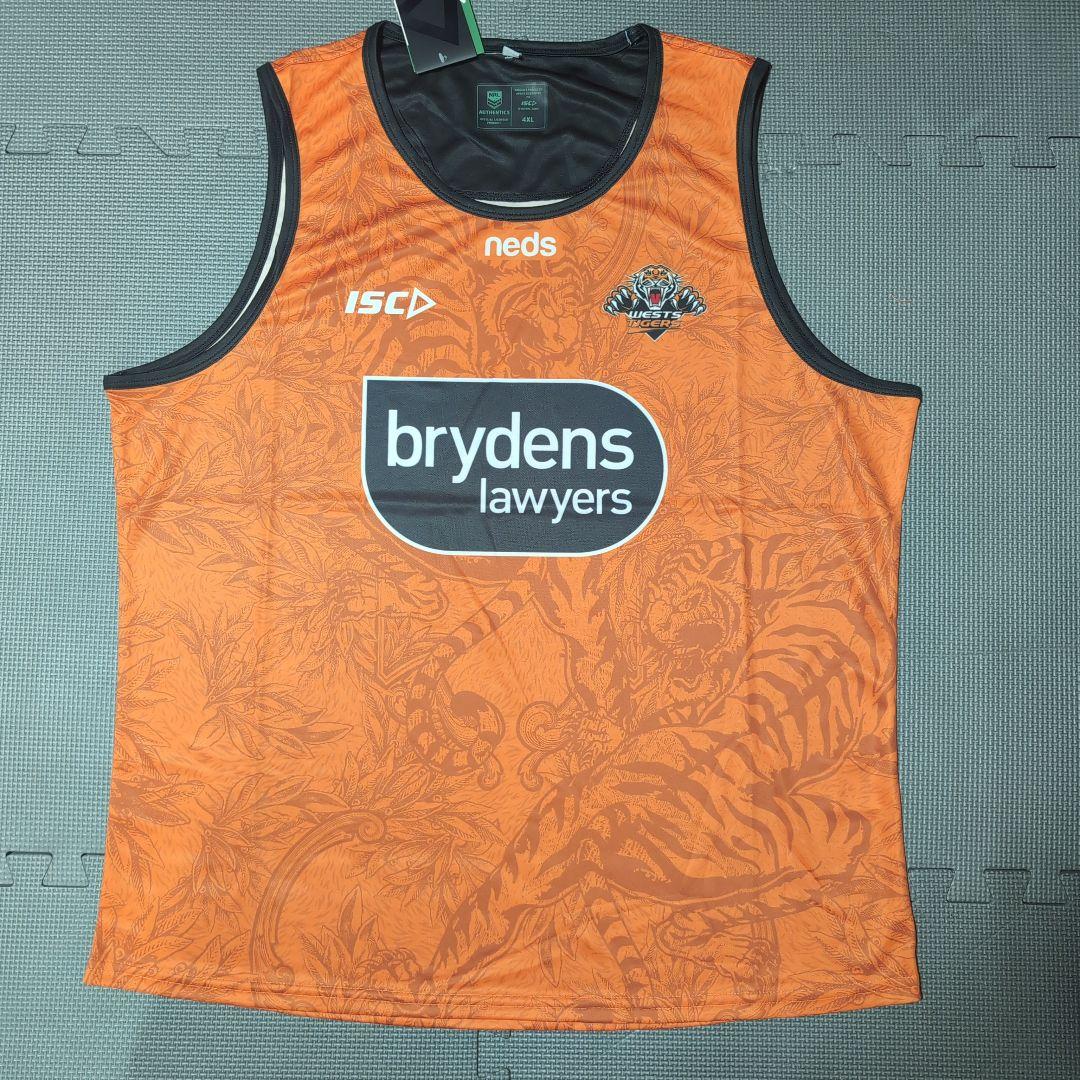 し*う様 【海外4XLサイズ】NRL ウエスト・タイガース '20 シングレット