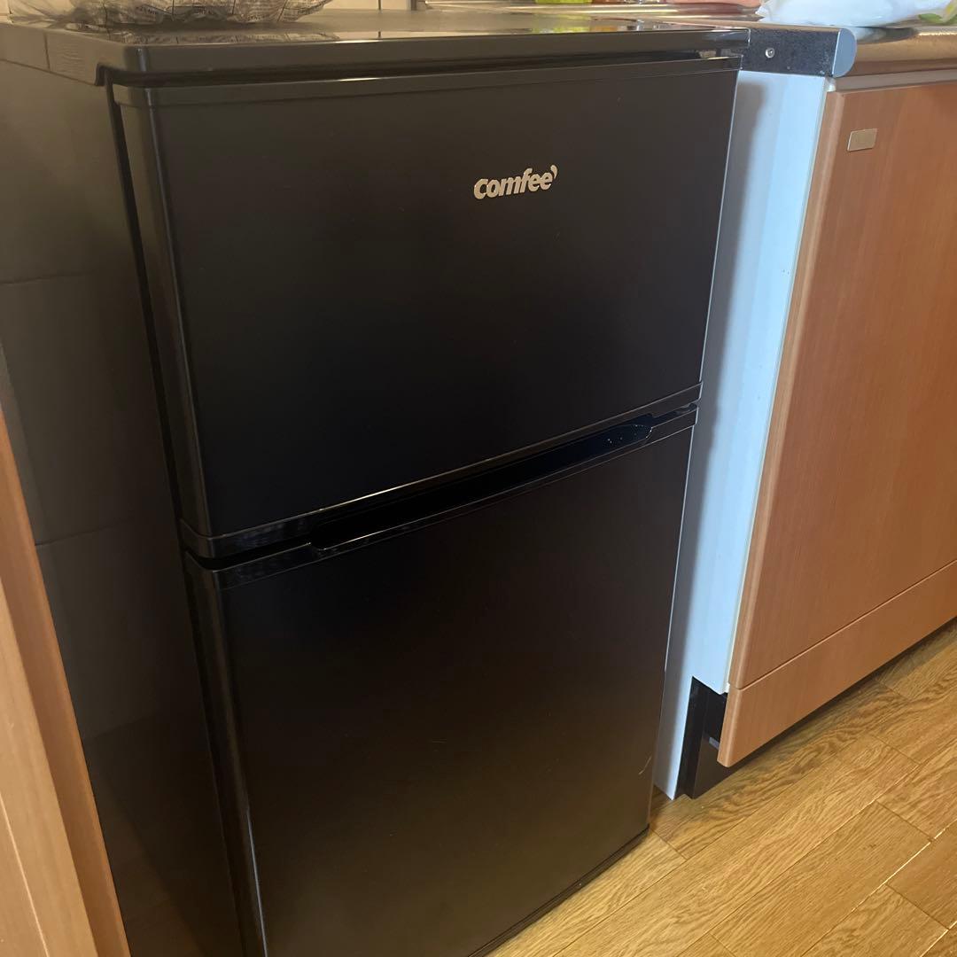 コンフィーCOMFEE' 冷蔵庫 2025年製90L ブラック