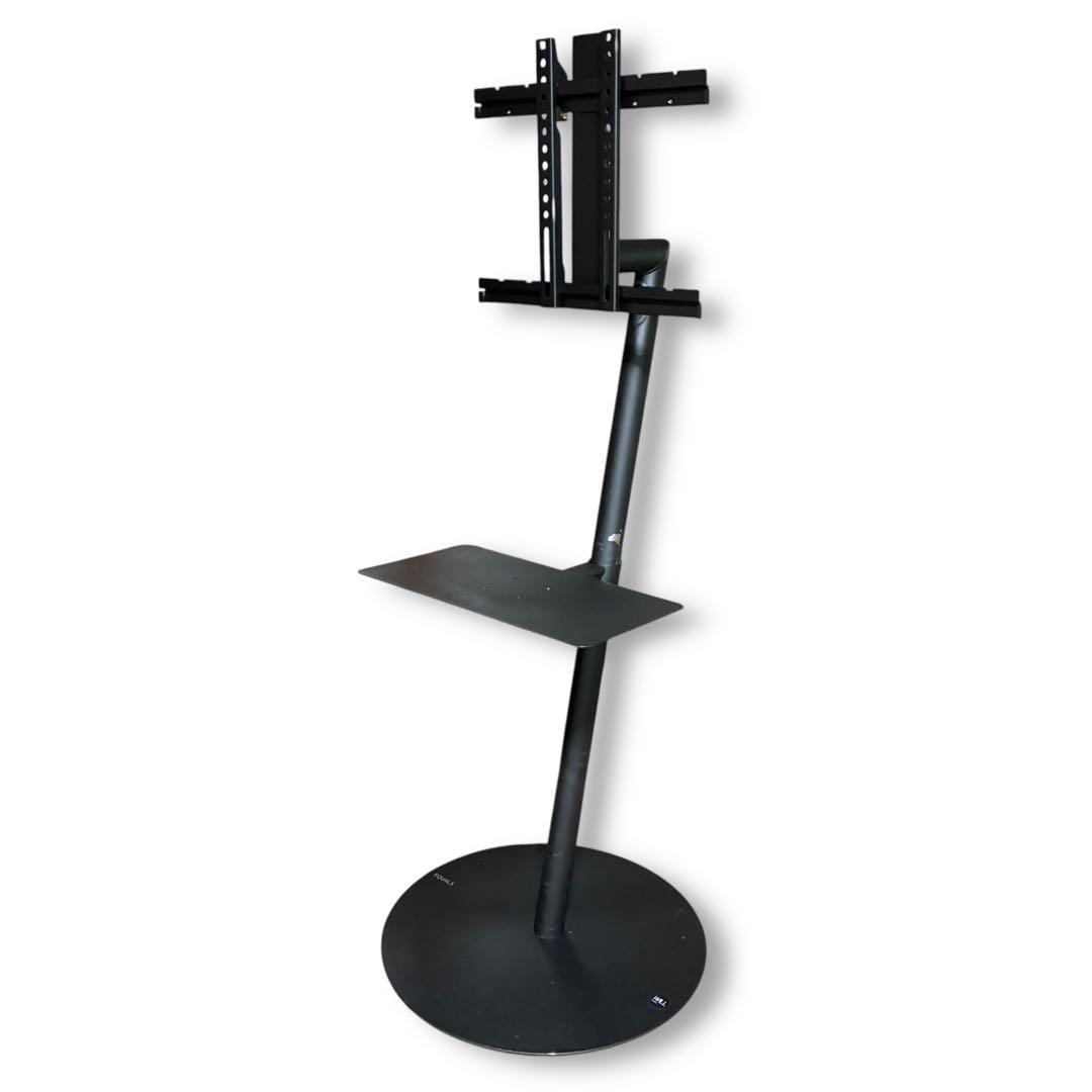 イコールズ　テレビスタンド wall A2ハイタイプ 黒 サテンブラック